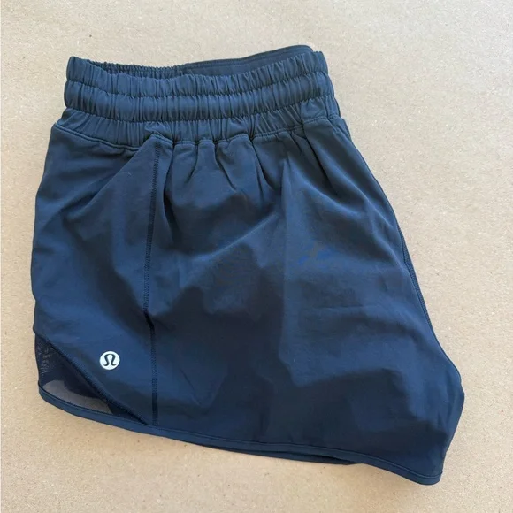 Lululemon — Hotty Hot Women's Navy Athletic Shorts — Size 12 — NWT - Picture 12 of 12
